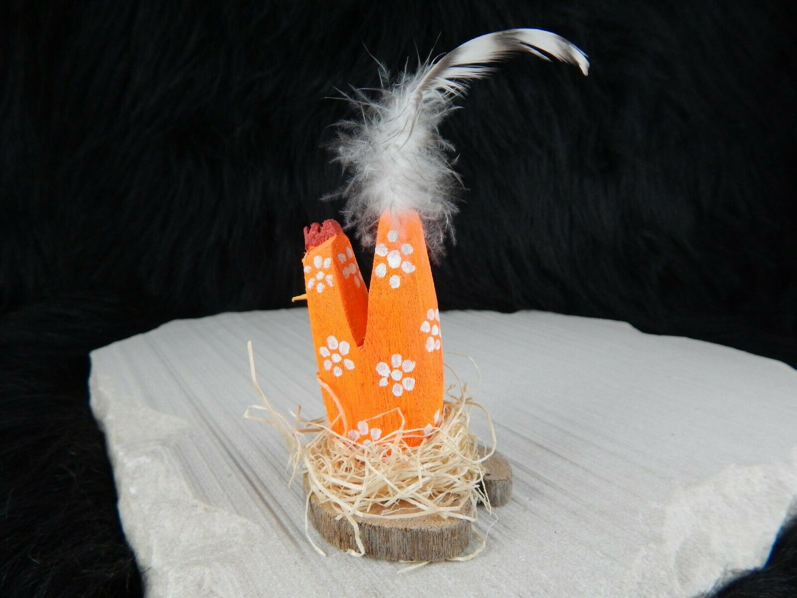 Navajo Chicken Folk Art - I.S. Yaz - Native American - High Lonesome Trading