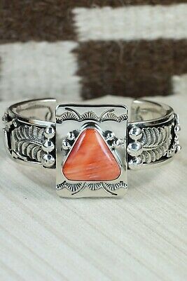 Spiny Oyster & Sterling Silver Bracelet - Ricky Roy