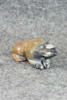 Frog Zuni Fetish Carving - Todd Lowsayatee