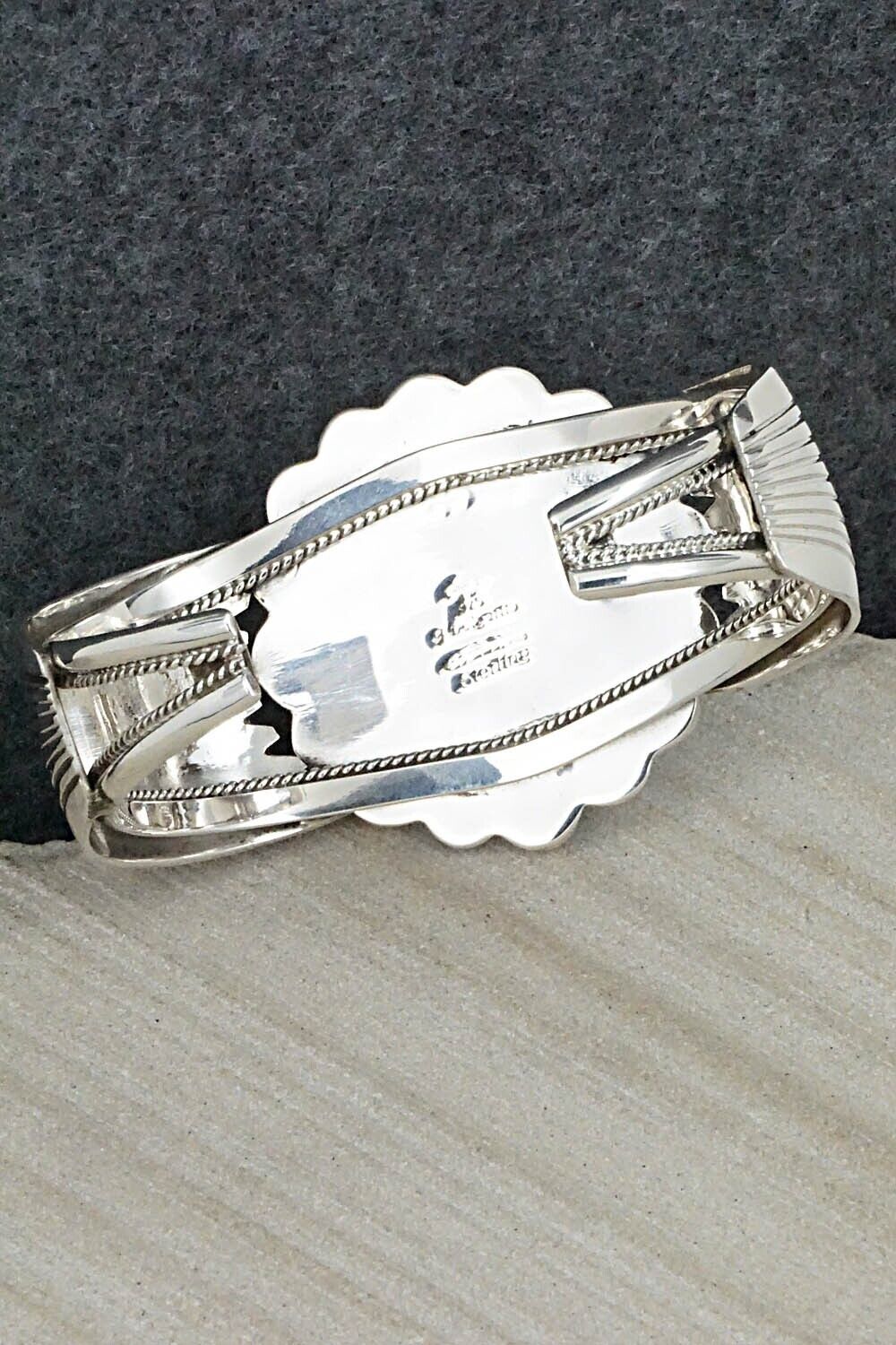 Turquoise & Sterling Silver Bracelet - Jeremy Delgarito