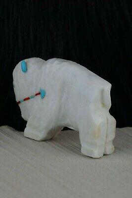 Buffalo Zuni Fetish Carving - Kevin Quam - High Lonesome Trading