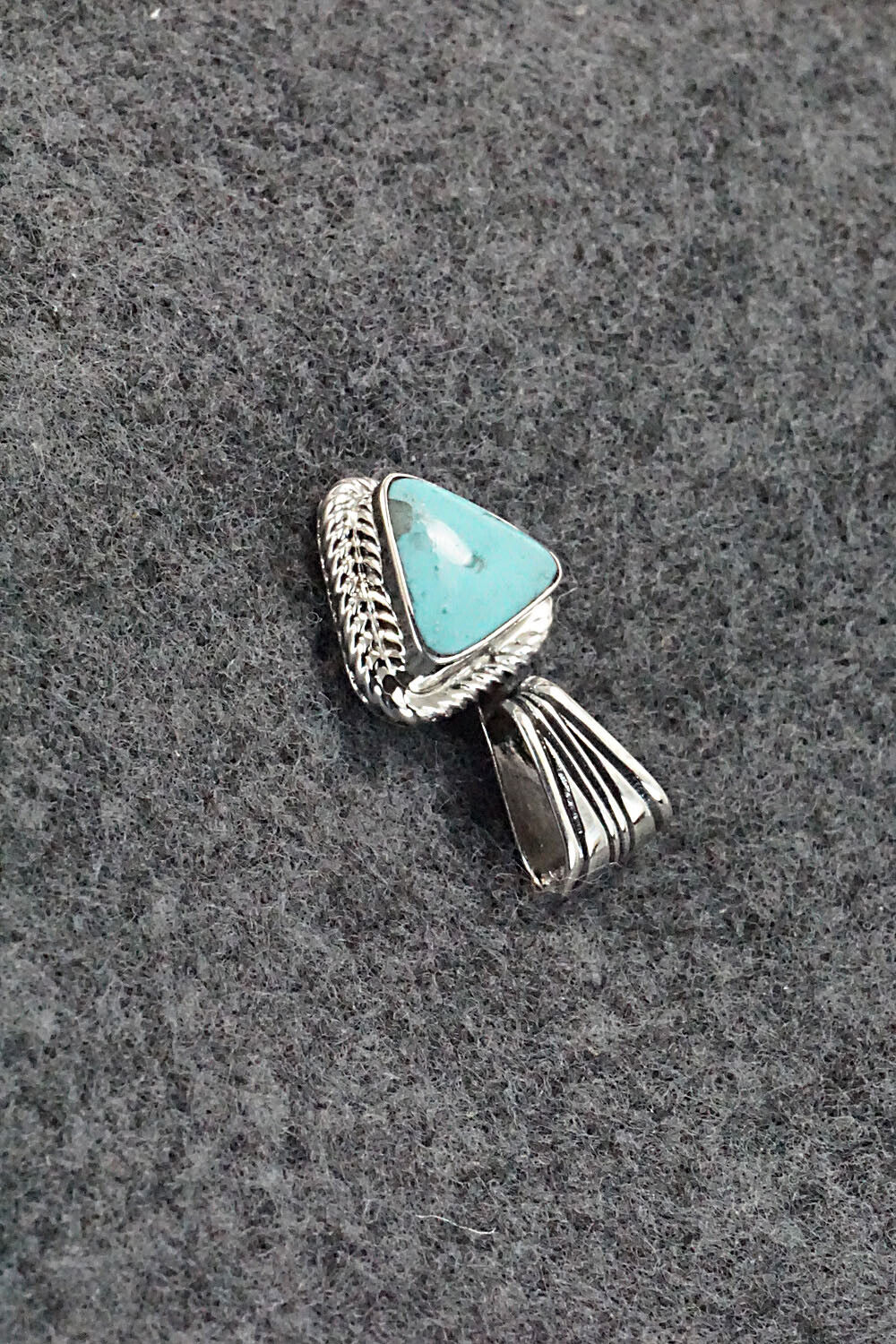Turquoise and Sterling Silver Pendant - Sadie Jim