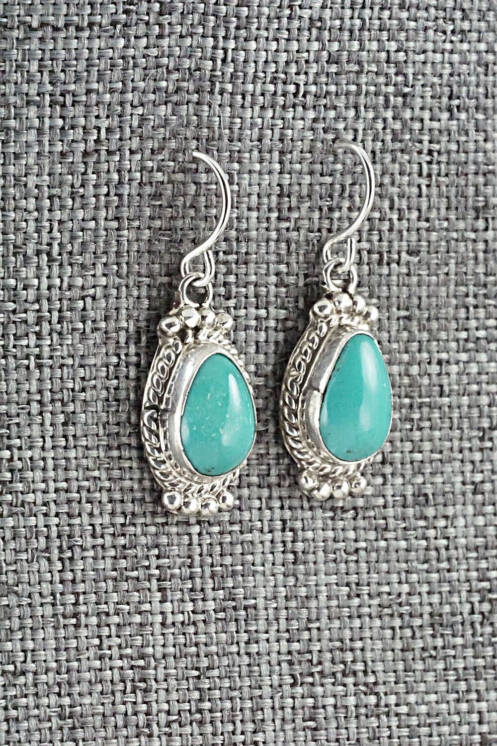 Turquoise & Sterling Silver Earrings - Jan Mariano