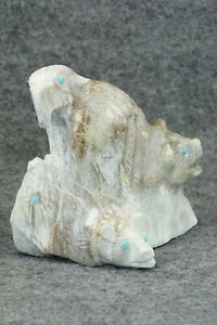 Six Direction Zuni Fetish Carving - Derrick Kaamasee