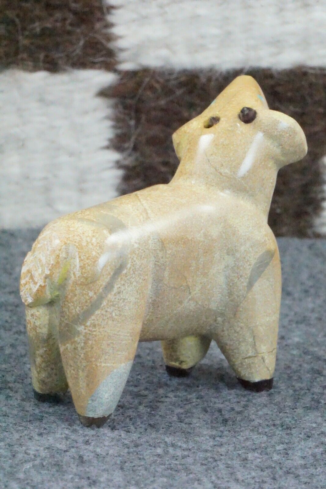 Goat Zuni Fetish Carving - Enrike Leekya