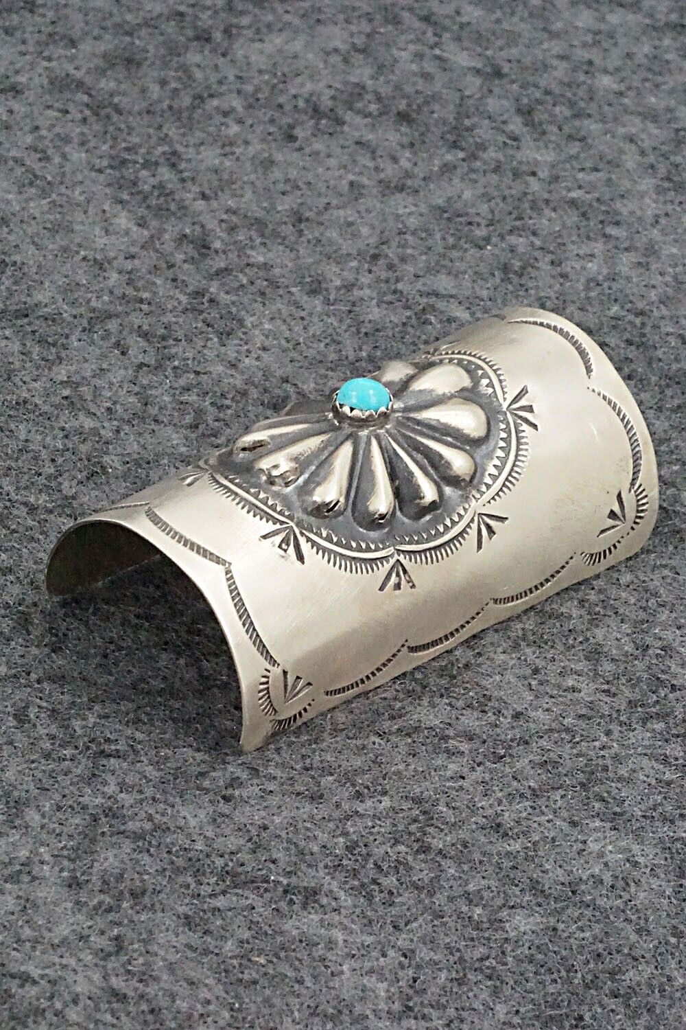 Turquoise & Sterling Silver Hair Pin - Arlene Soce