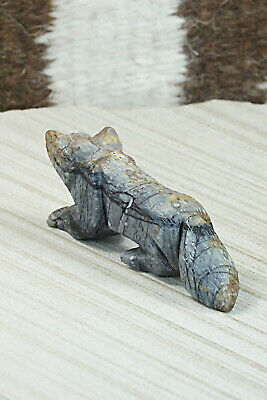 Wolf Zuni Fetish Carving - Tony Mackel