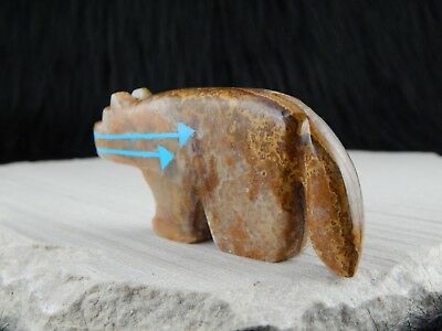 Bear - Zuni Fetish - Bernard Laiwakete - Zuni Bear Carving - Native American - High Lonesome Trading