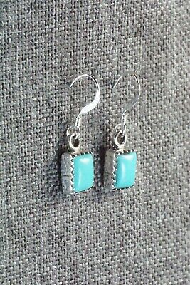 Turquoise & Sterling Silver Earrings - KimMarie Whitehorse