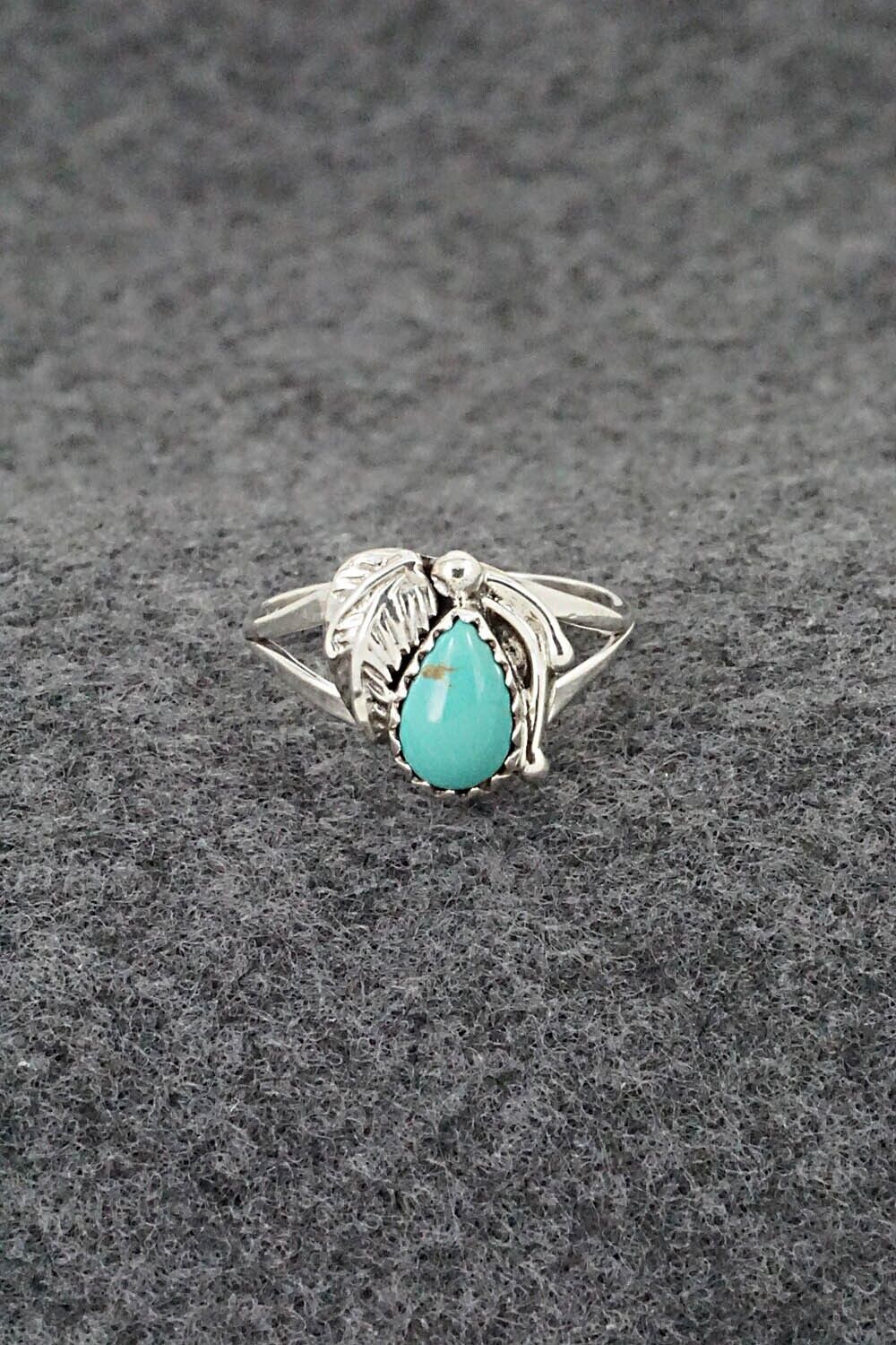 Turquoise & Sterling Silver Ring - Letricia Largo - Size 5.5