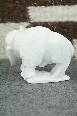 Buffalo Zuni Fetish Carving - Derrick Kaamasee