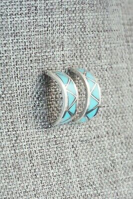 Turquoise & Sterling Silver Earrings - Tina Gasper