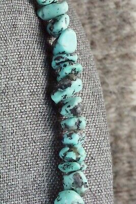 Turquoise & Sterling Silver Necklace - Louise Joe