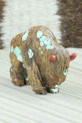 Buffalo Zuni Fetish Carving - Andres Quandelacy