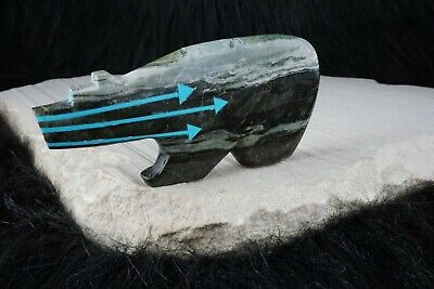 Bear Zuni Fetish Carving - Bernard Laiwakete - High Lonesome Trading