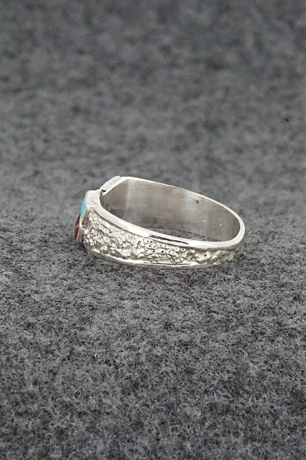 Multi Stone & Sterling Silver Ring - Bonnie Quam - Size 8.5