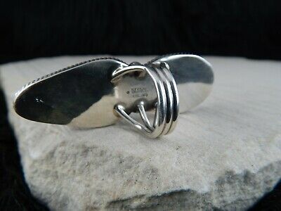 Turquoise & Sterling Silver Ring - Rick Martinez - Navajo - Size 8 - High Lonesome Trading