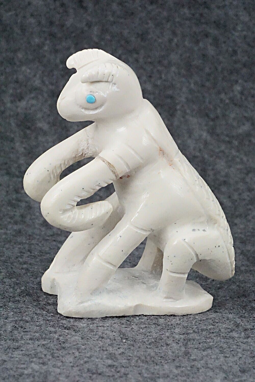 Praying Mantis Zuni Fetish Carving - Colton Kaamasee
