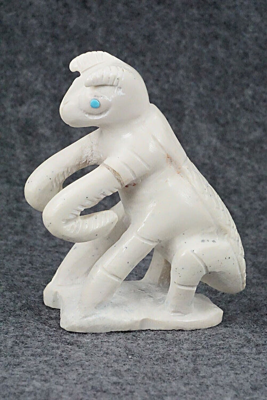 Praying Mantis Zuni Fetish Carving - Colton Kaamasee
