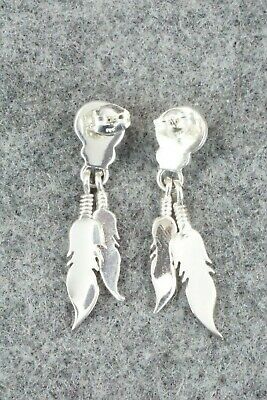 Lapis & Sterling Silver Earrings - Navajo