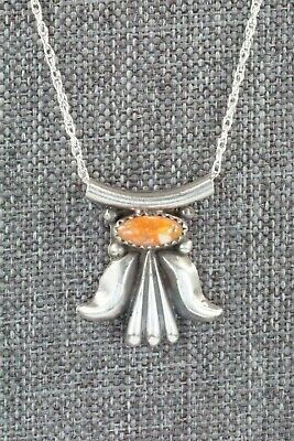 Spiny Oyster & Sterling Silver Necklace - Sharon McCarthy