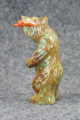 Bear Zuni Fetish Carving - Andres Quandelacy
