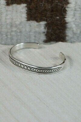 Navajo Sterling Silver Bracelet - Bruce Morgan - High Lonesome Trading