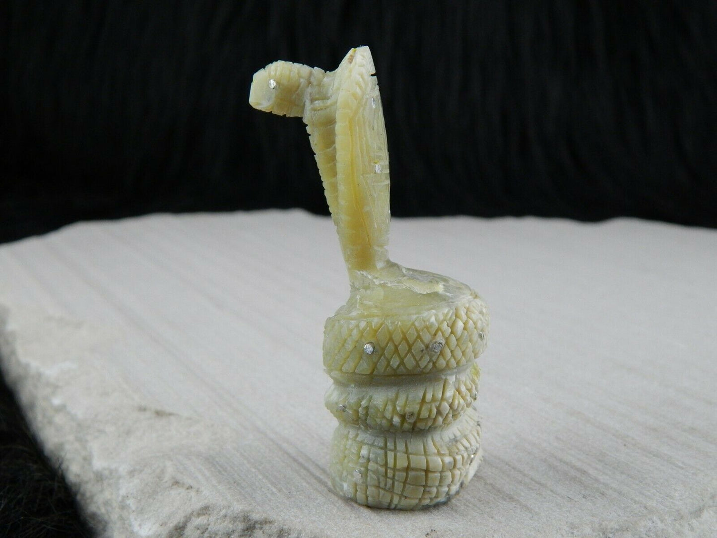 Cobra Zuni Fetish Carving - Kevin Allapowa - High Lonesome Trading