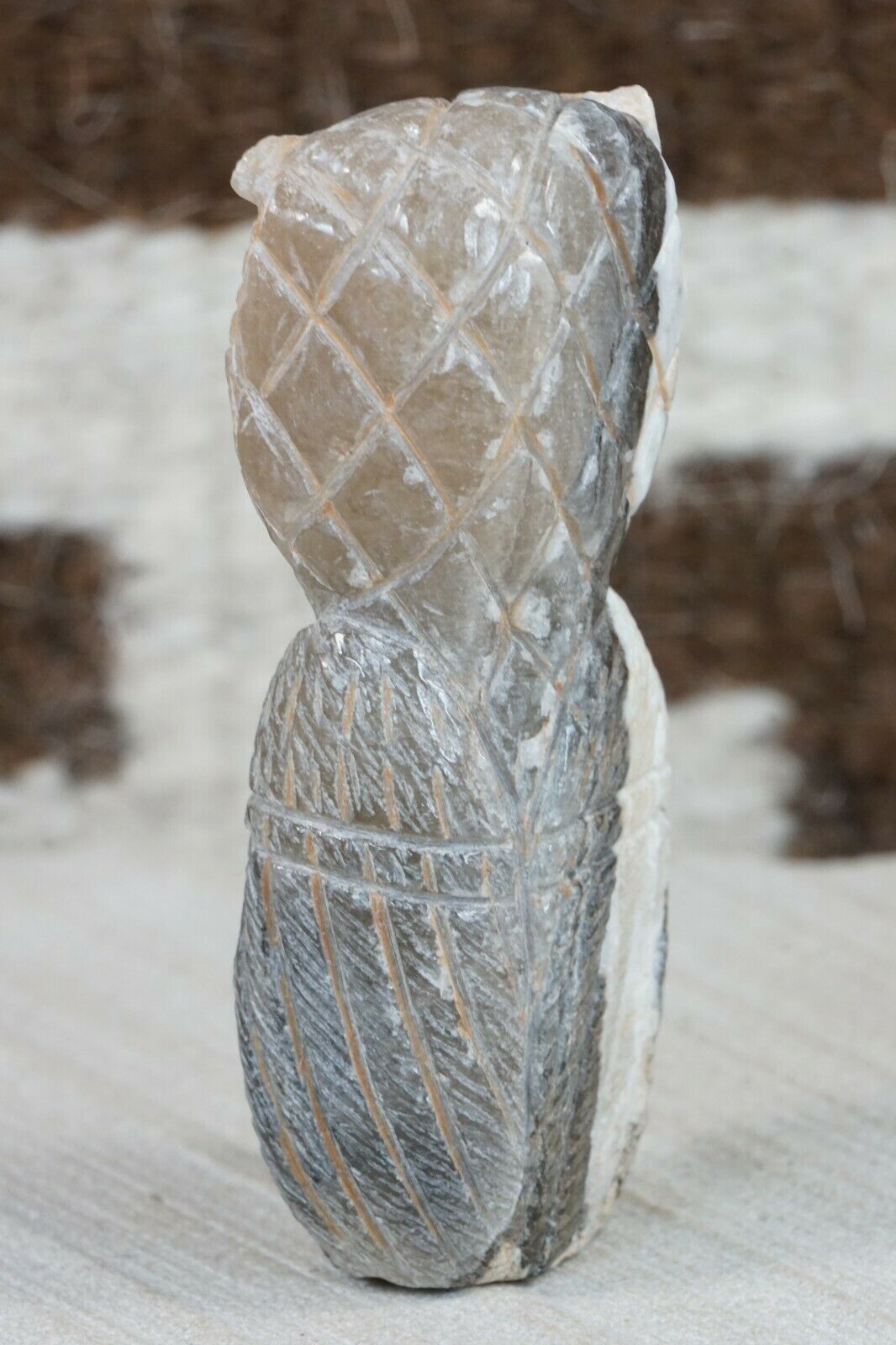 Owl Zuni Fetish Carving - Jonas Hastito - High Lonesome Trading