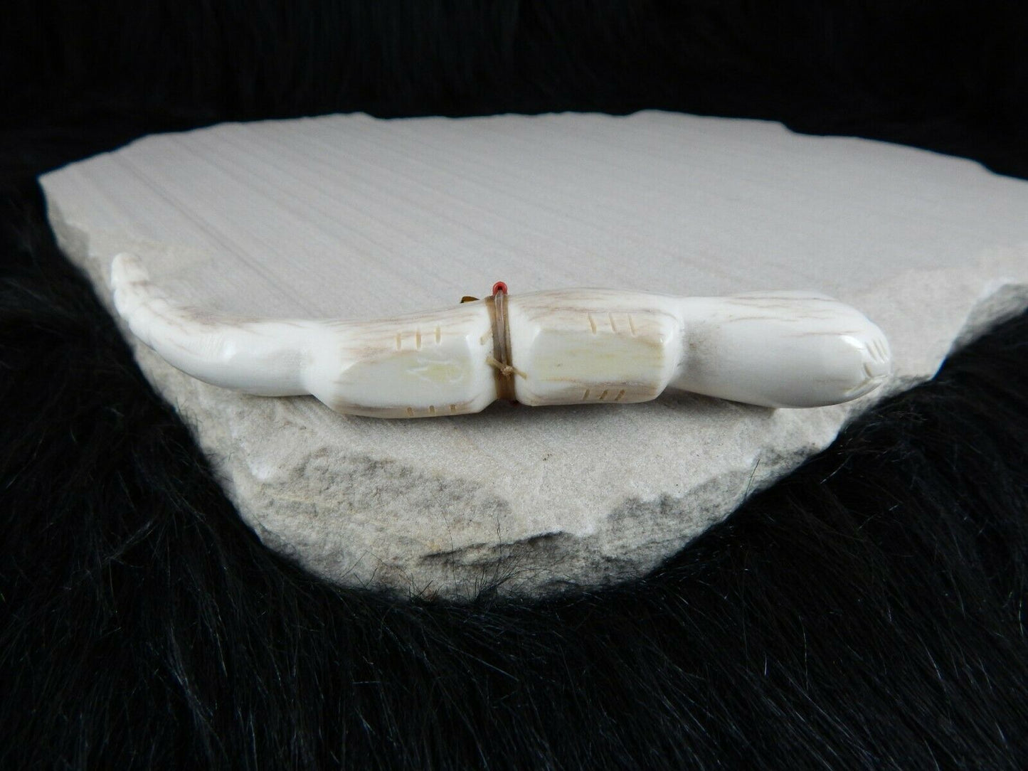 Mountain Lion Zuni Fetish Carving - Robert Weahkee - High Lonesome Trading