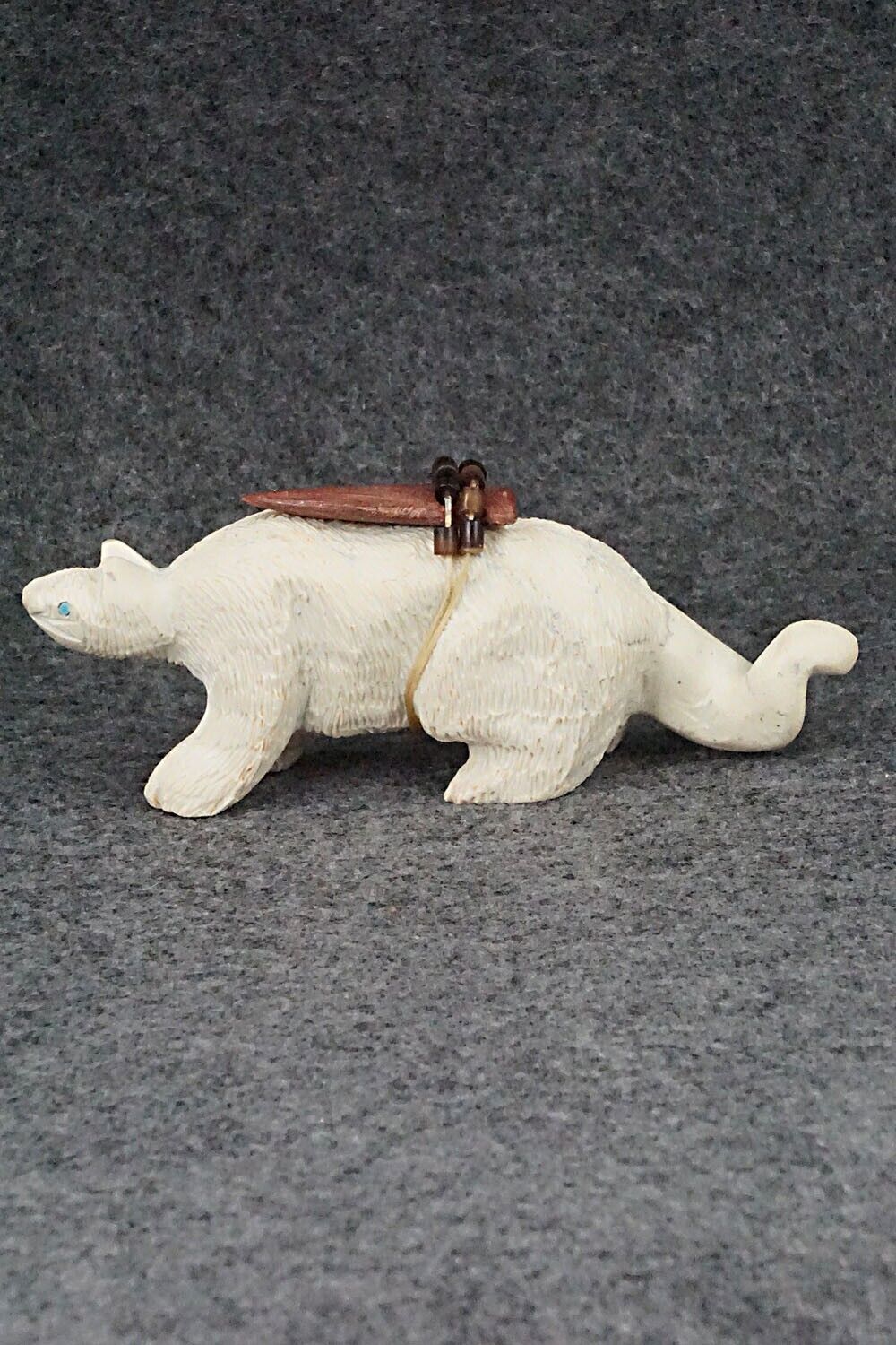 Mountain Lion Zuni Fetish Carving - Adrian Cachini