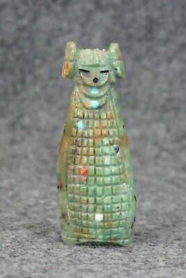 Corn Maiden Zuni Fetish Carving - Sandra Quandelacy