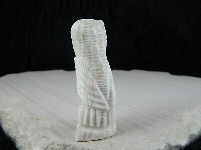 Owl Zuni Fetish Carving - Garrick Weeka - High Lonesome Trading