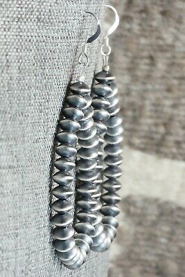 Sterling Silver Navajo Pearl Earrings - Louise Joe