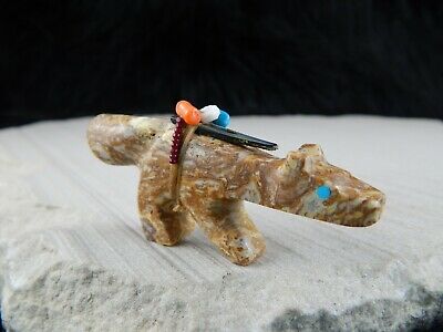 Coyote Zuni Fetish Carving - Fernando Laiwakete - High Lonesome Trading
