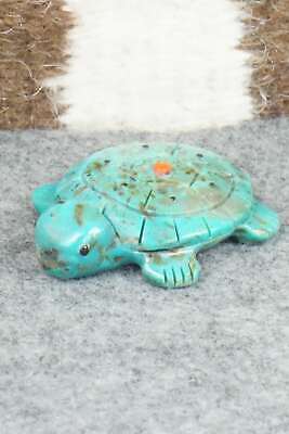 Turtle Zuni Fetish Carving - Reynold Lunasee
