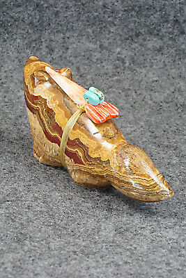 Wolf Zuni Fetish Carving - Daphne Quam