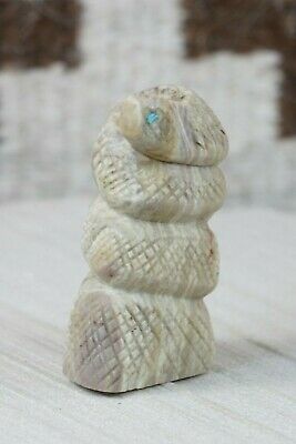 Rattle Snake Zuni Fetish Carving - Lavina Kaskalla - High Lonesome Trading