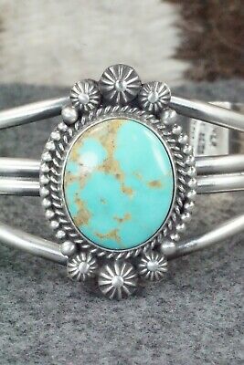 Turquoise and Sterling Silver Bracelet - Michael Calladitto