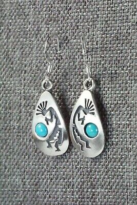 Turquoise & Sterling Silver Earrings - Sharon McCarthy