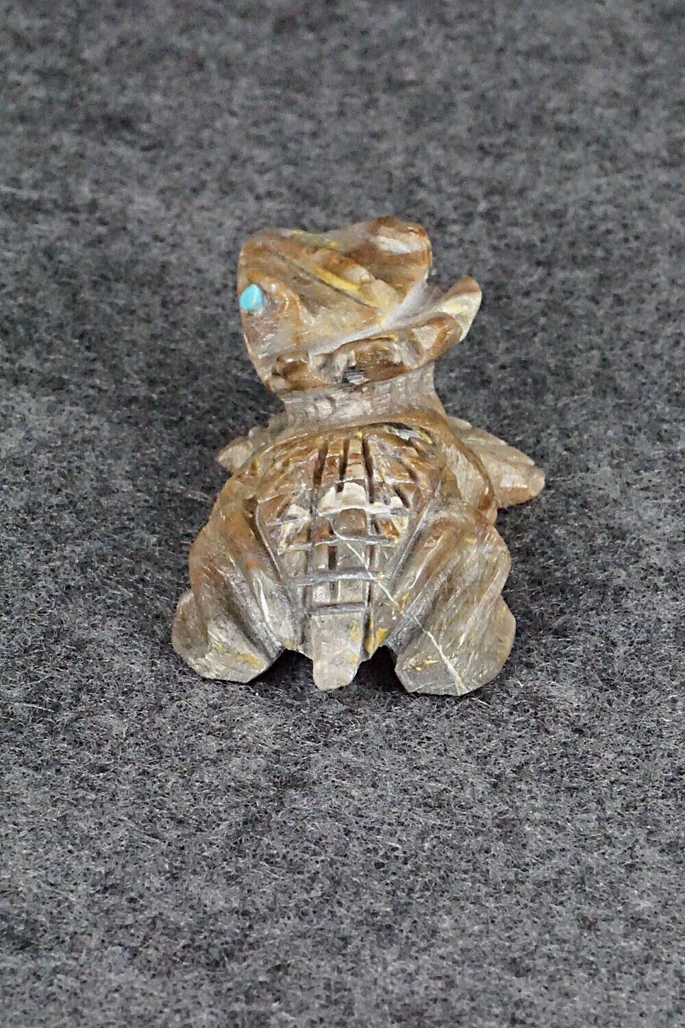 Horned Toad Zuni Fetish Carving - Dana Malani