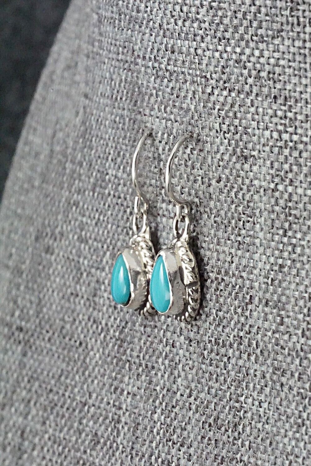 Turquoise & Sterling Silver Earrings - Jan Mariano