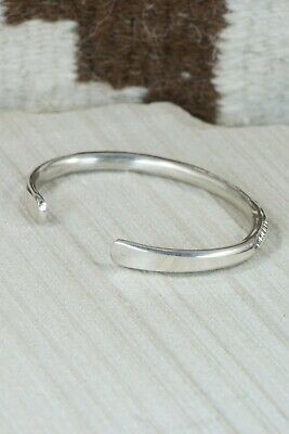 Navajo Sterling Silver Bracelet - Elaine Tahe