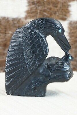 Crow Zuni Fetish Carving - Derrick Kaamasee