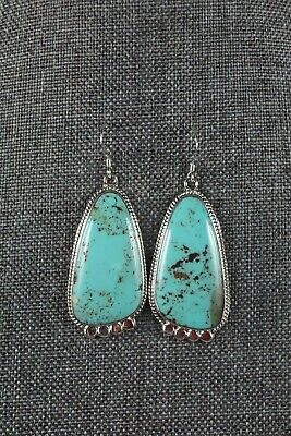 Turquoise and Sterling Silver Earrings - Sharon McCarthy