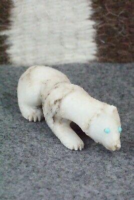 Wolf Zuni Fetish Carving - Jonas Hustito - High Lonesome Trading