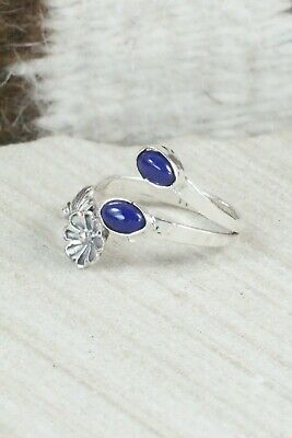 Lapis & Sterling Silver Ring - Harris Largo - Size 8