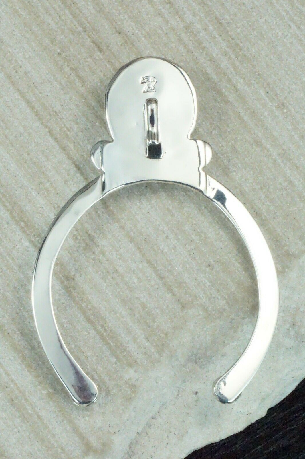Turquoise & Sterling Silver Naja - Clarence Long