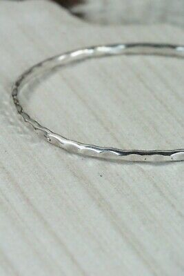 Navajo Sterling Silver Bangle Cuff - Elaine Tahe