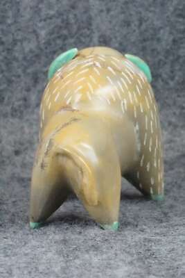 Buffalo Zuni Fetish Carving - Enrike Leekya